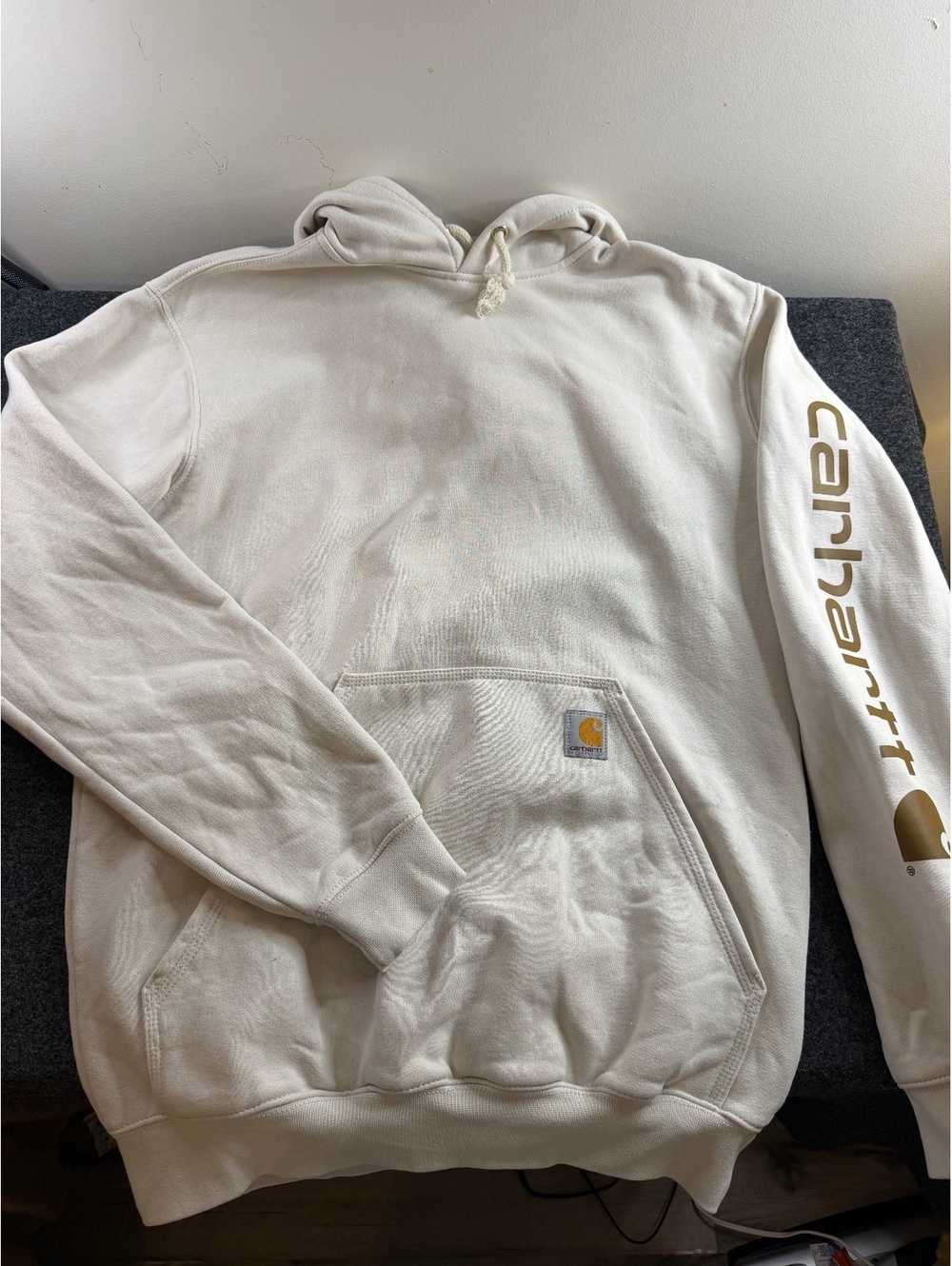 Carhartt Loose Fit hooded sweatshirt cream [COPY]